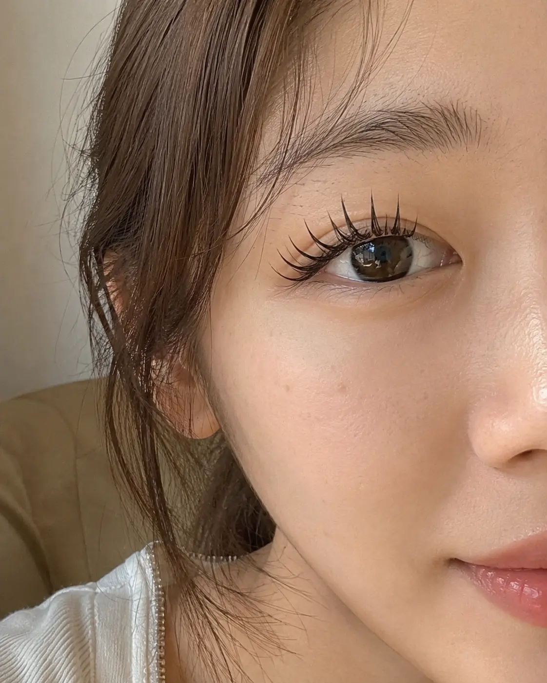 일산 속눈썹 애니메 연장 시술 결과 — 유래쉬